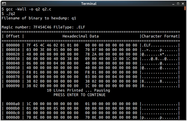 Identify whether a file is text or binary in C language 1