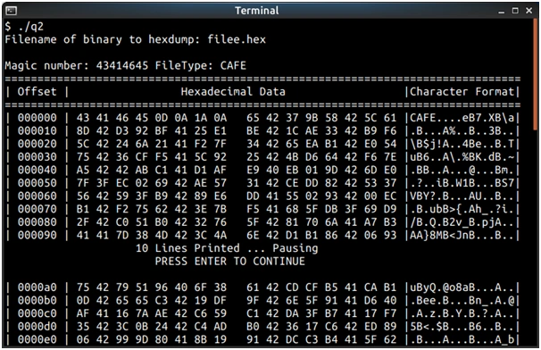 Identify whether a file is text or binary in C language 11