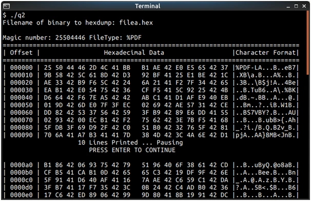 Identify whether a file is text or binary in C language 3