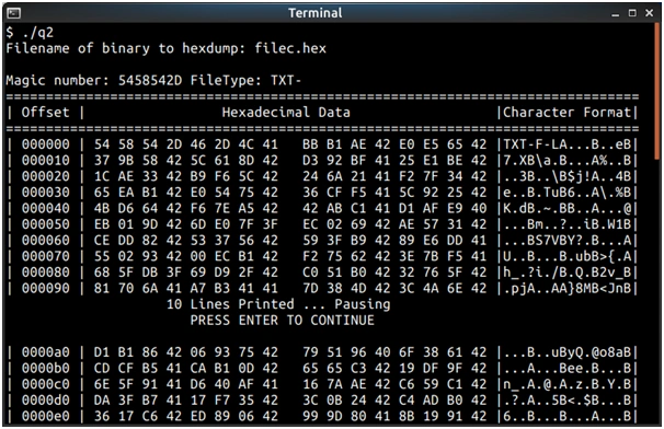 Identify whether a file is text or binary in C language 7