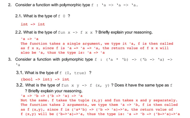 Pattern matching and higher order functions using OCAML 2