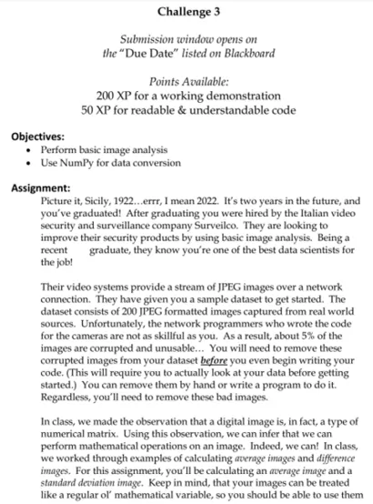 Program to calculate average and standard deviation of image in python