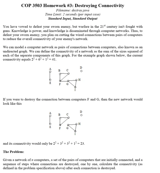 Program to create a connection using graphs in java language