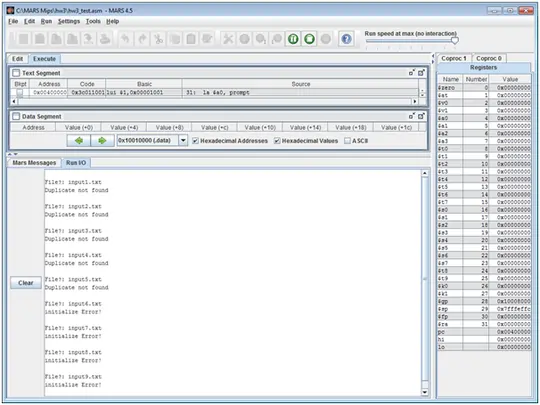 Program to transform matrix in Mips assembly 2