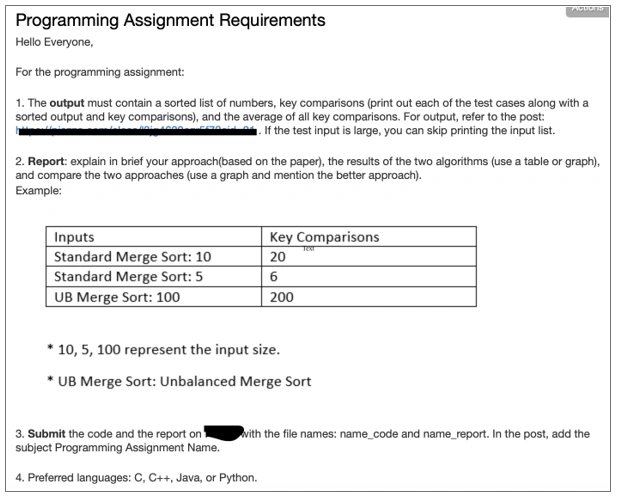 Program to work with unbalanced merge sort in java 1