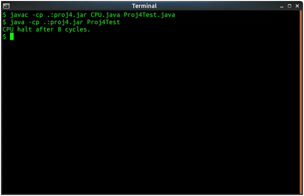 Simplified cycle accurate simulation of limited number of ARM instructions in Java