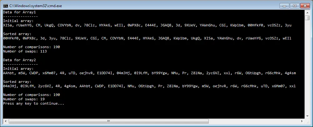 Sorting arrays in x86 assembly assignment help