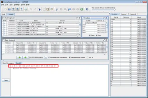 assembly language in MIPS to run recursion Mips assembly