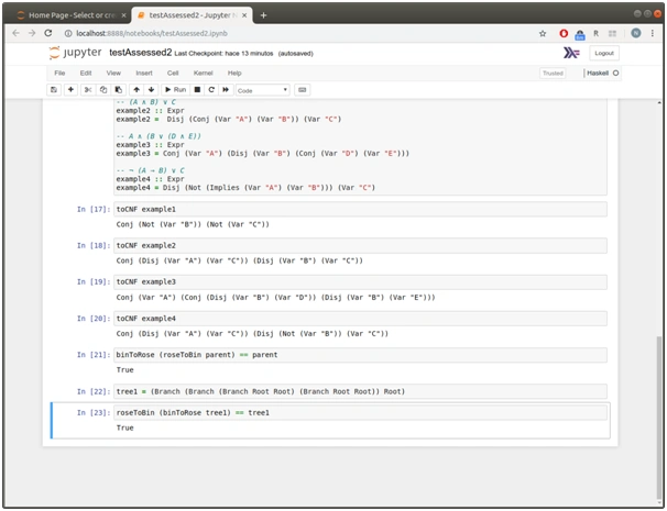 functions for manipulating trees Haskell 2