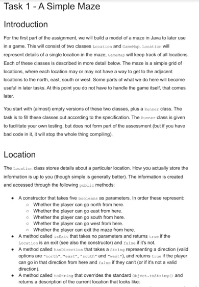 program to create a maze reader solution in python