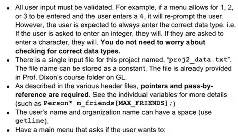 program to create friends finding system in C3