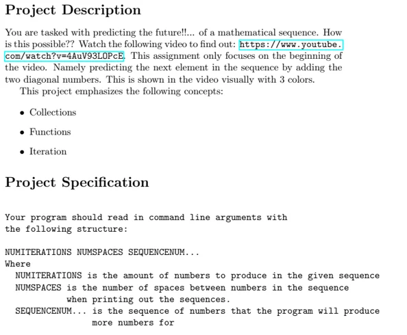 program to create number sequence in java