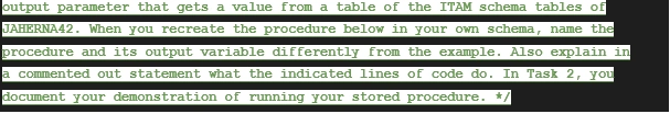 program to create stored procedures and functions in python 1