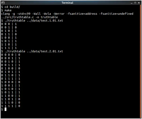 program-to-generate-truth-tables-from-logic-expressions-C++ 1