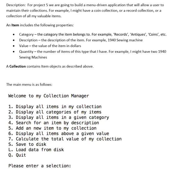 program-to-implement-collection-manager-in-python