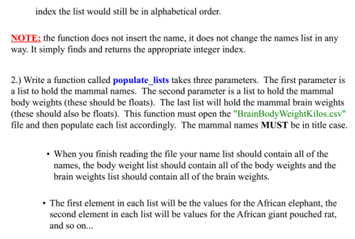 program-to-implement-data-reading-of-body-weights-of-terrestrial-mammals-in-python 2