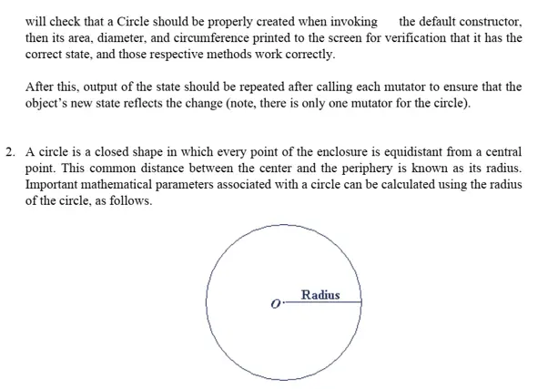 program to implement geometric shapes in C 1