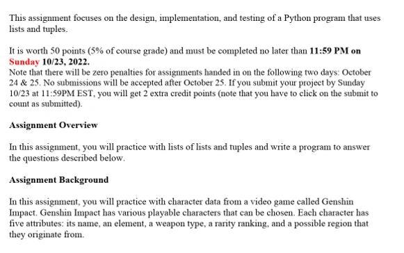 program to implement list and tuples in python