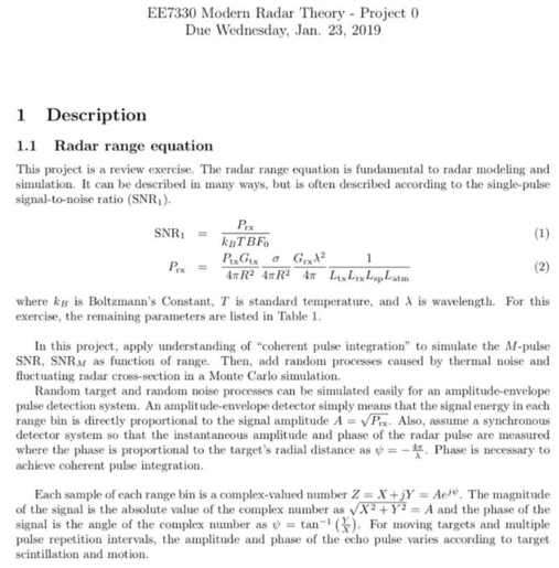 program to implement range equations in matlab 1