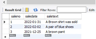 program to implement relational databases 5