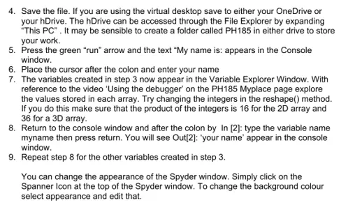 program-to-implement-spyder-familiarization-in-python 1