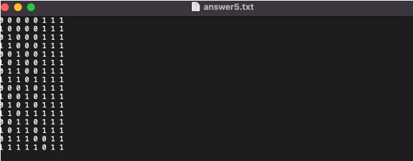 program to read logic gates and print truth table in python 3