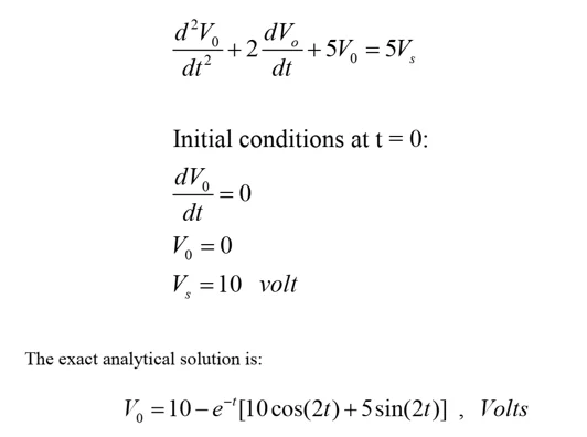 program to solve ODE equation in C++ 1