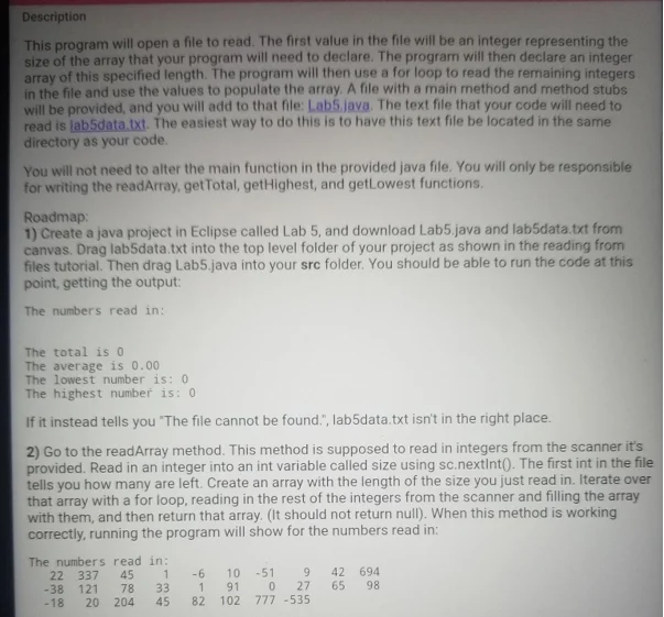 program to solve array problems in java