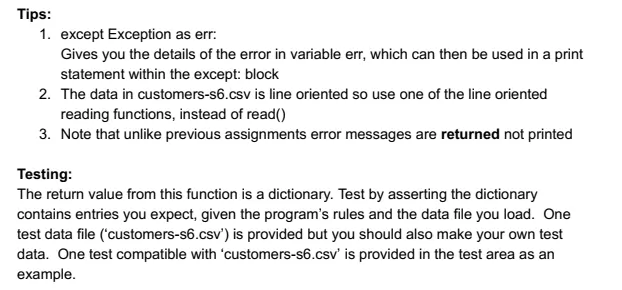 program to work with bank data in python 3