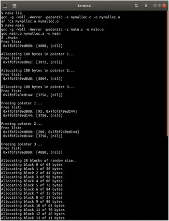 replacement for malloc function in C language