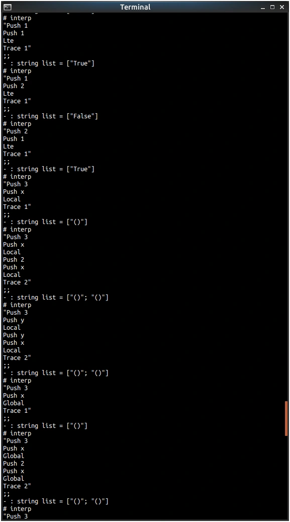 to create very simple interpreter in Ocaml 1