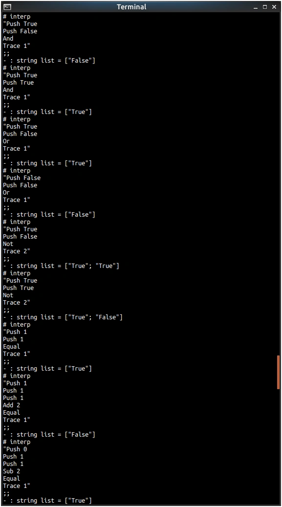 to create very simple interpreter in Ocaml